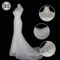 Hot selling custom made white lace bridal wedding dress patterns